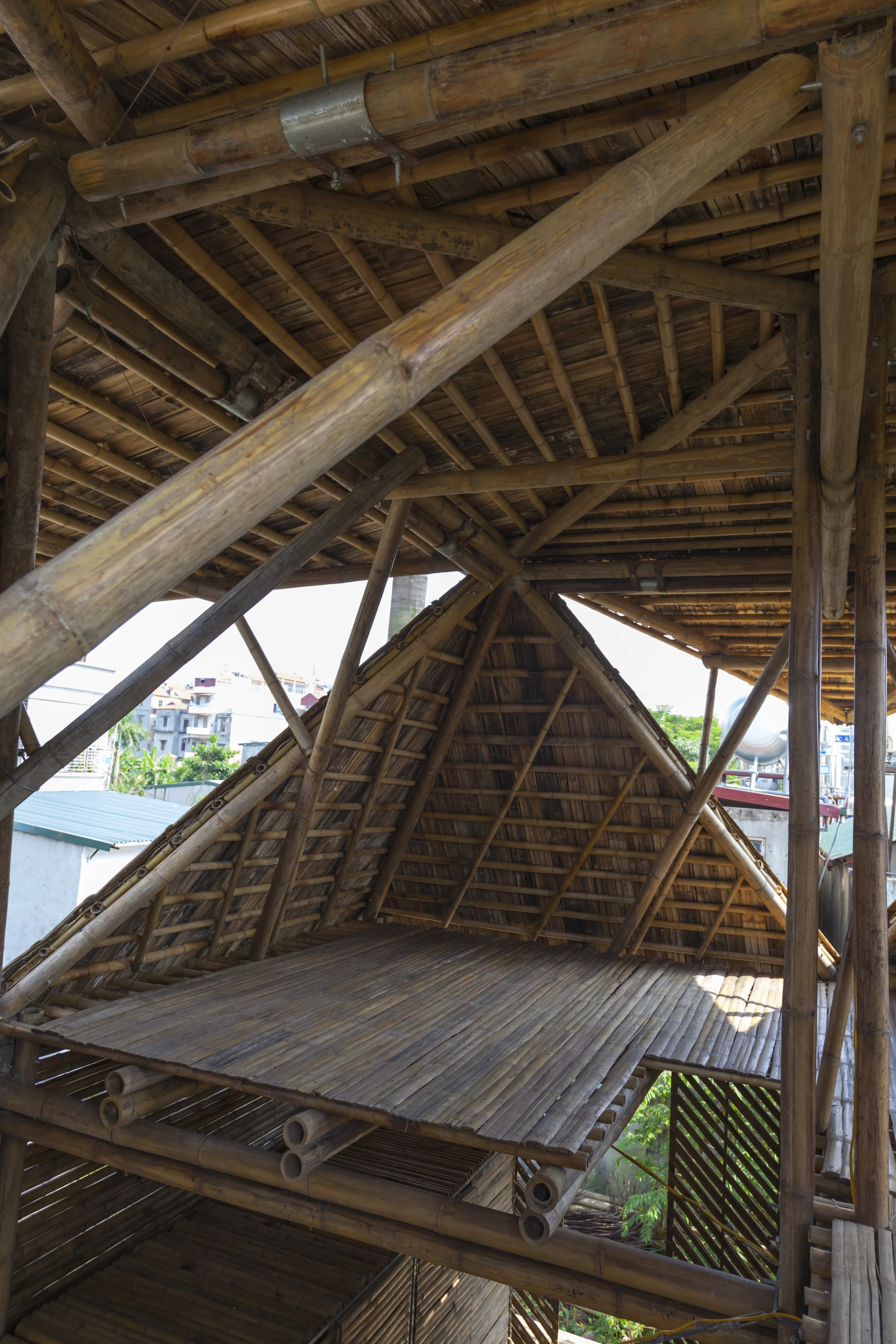 The upper floor is a multifunction area (Photo: Doan Thanh Ha)