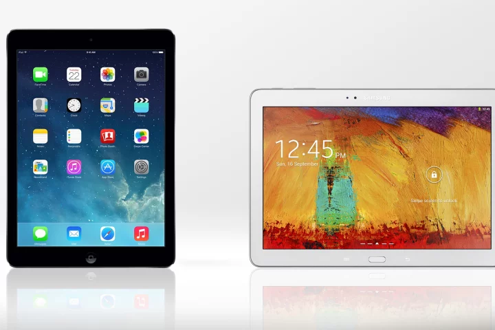 Gizmag compares the features and specs of the iPad Air and the 2014 edition of the Galaxy Note 10.1