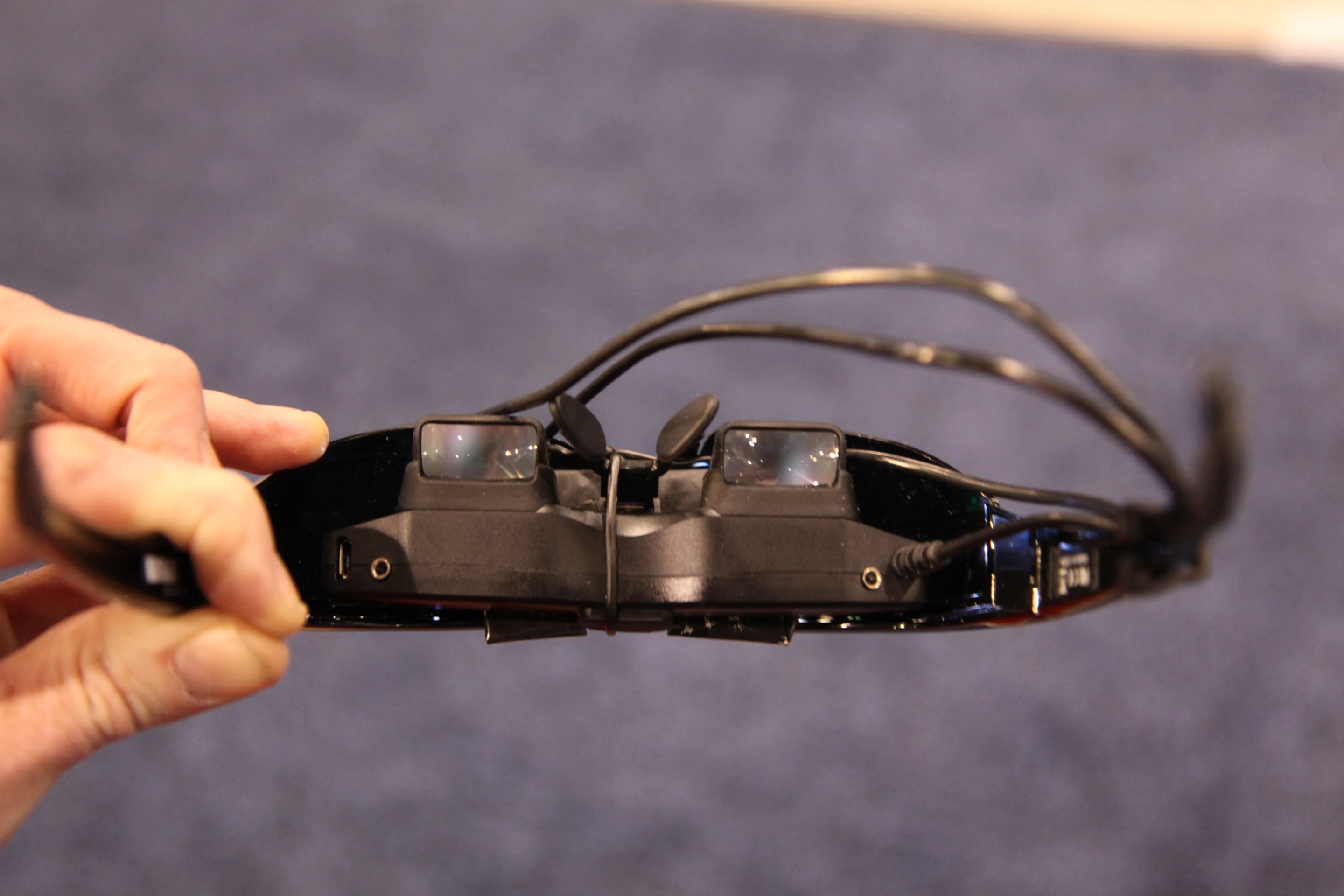 The Vizux Wrap 920AR augmented reality glasses