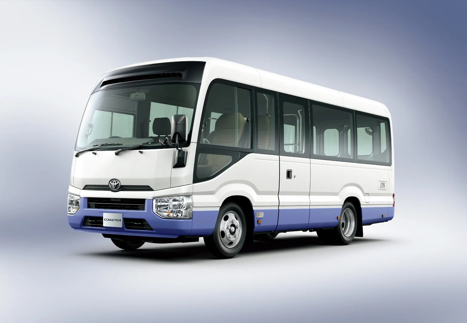 The new Toyota Coaster