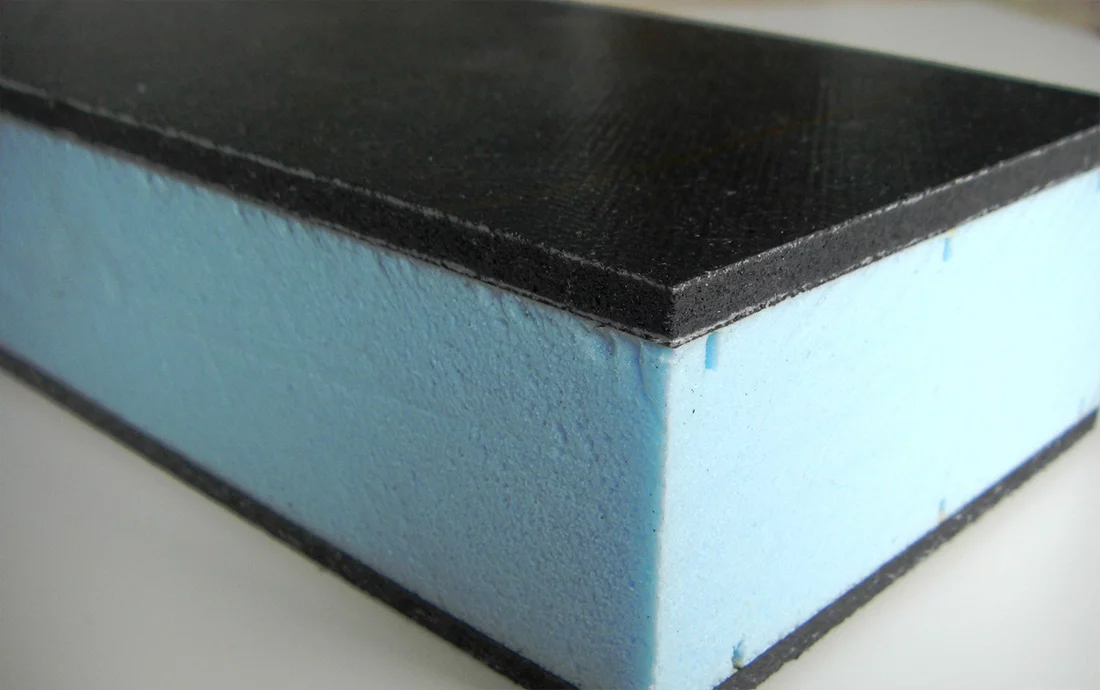 The walls and ceiling are built from a lightweight foam-core material