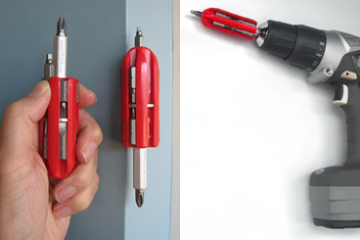 The Scruzol magnetic multi-bit screwdriver and drill accessory
