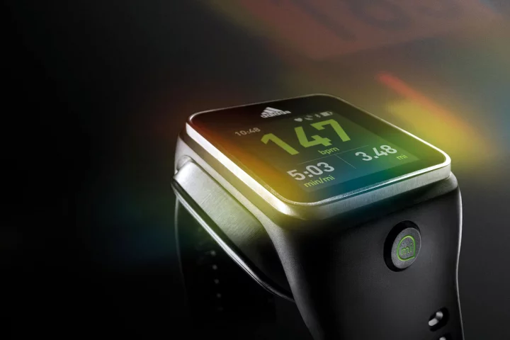 Adidas just announced the miCoach Smart Run, a touchscreen smartwatch with a heart monitor, GPS tracking, and media player capabilities