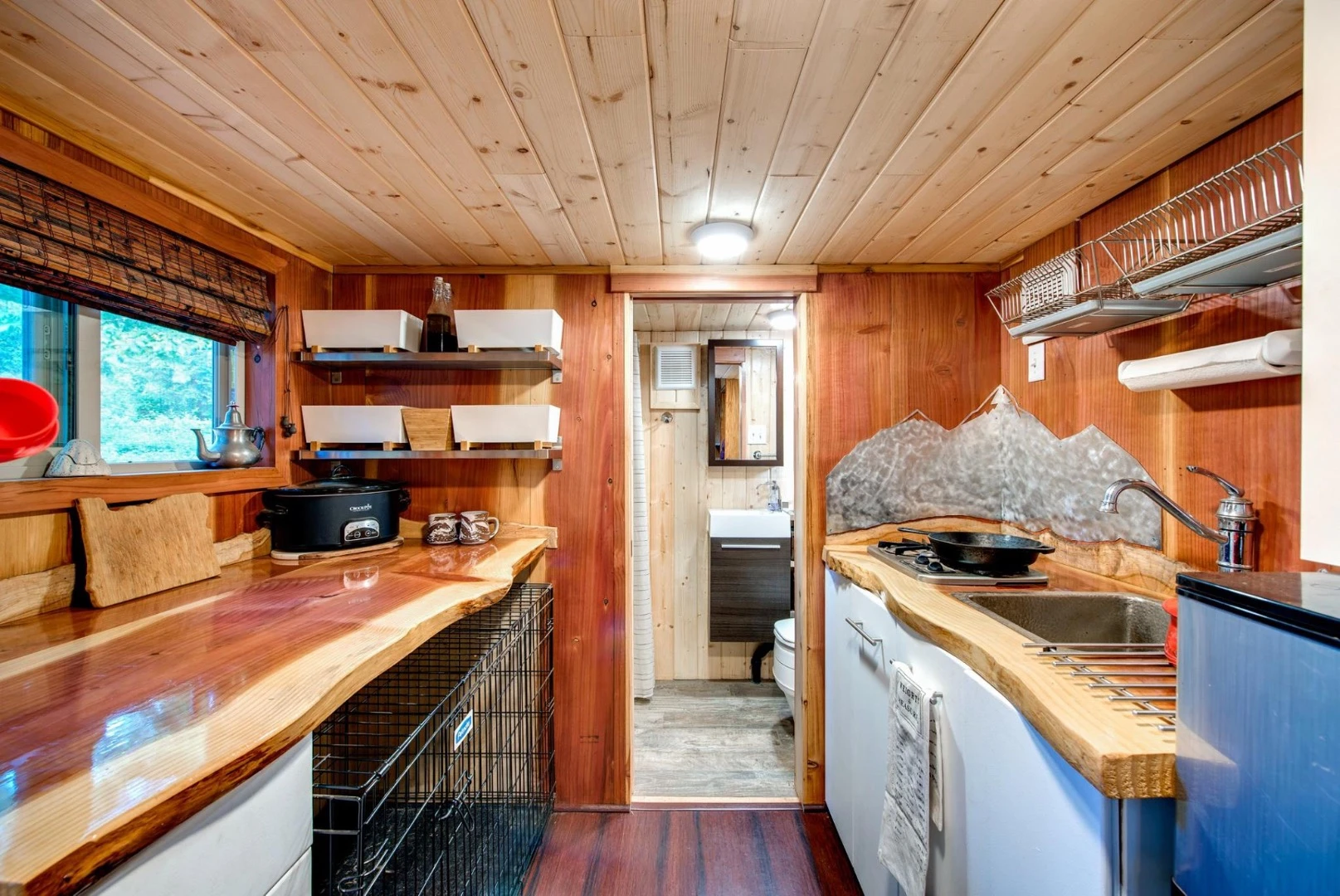 Inside the kitchen