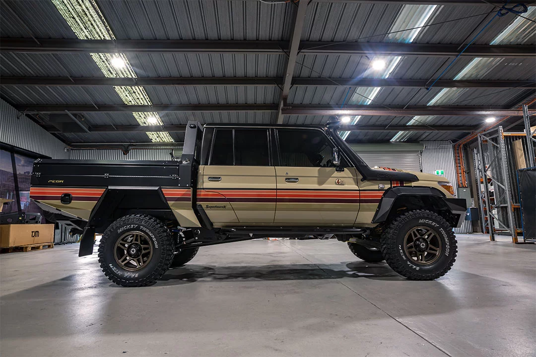 The tray, fender flares and side rails give the Desert Ops a serious profile