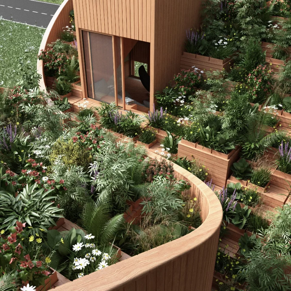 Austrian architectural studio Penda has come up with an innovative green-roof home concept designed to offer a new level of sustainable living