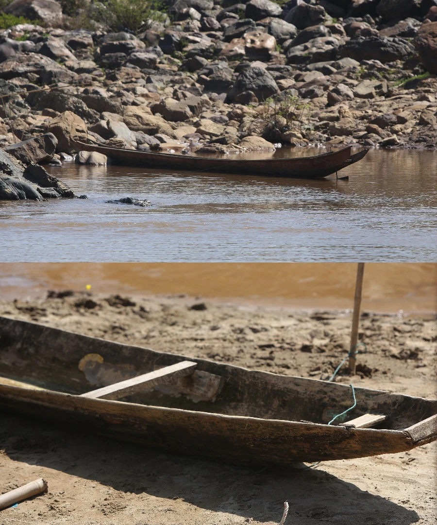 When I saw the first dug-out canoe still in everyday use, I was astonished. This is a boat hewn from a tree. I saw several more as the trip progressed.