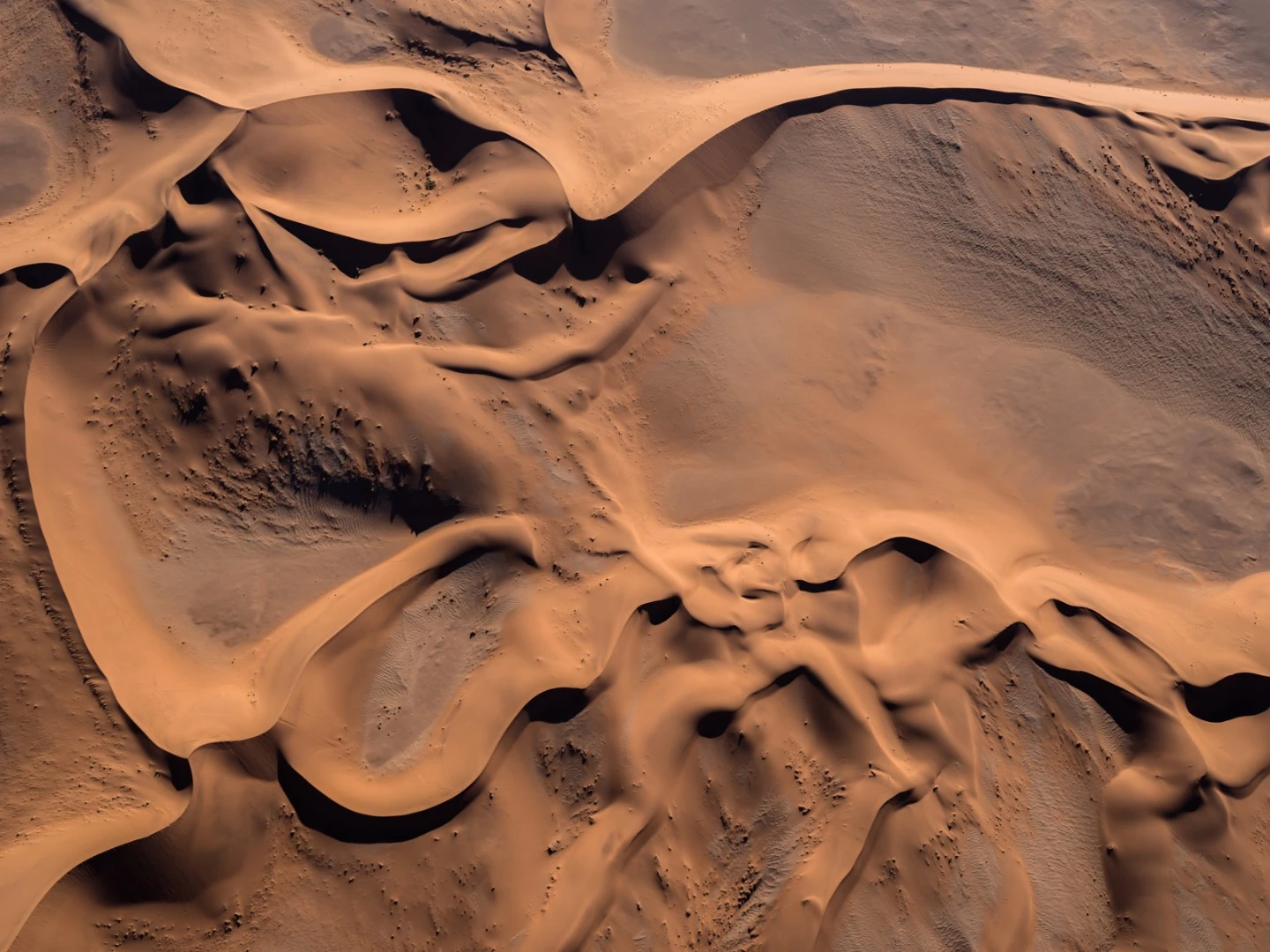 Abstract desert patterns