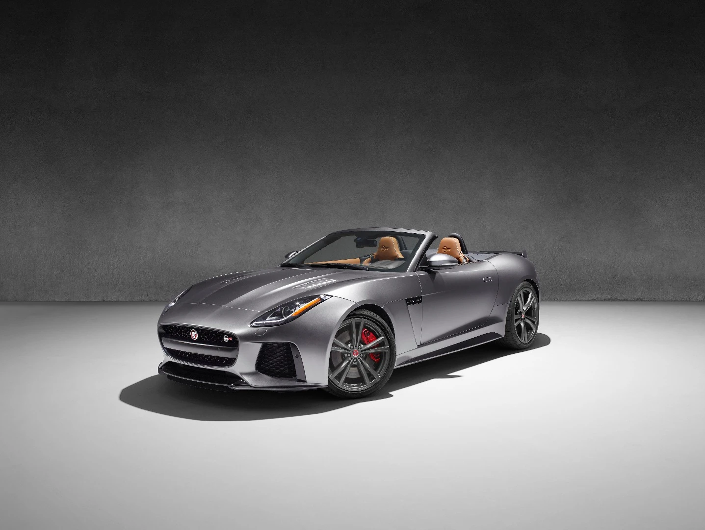 The Jaguar F-Type SVR convertible oblique view