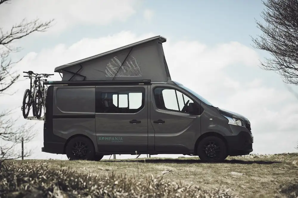 Kompanja chose the Renault Trafic for its boxier, broader construction versus the VW Transporter
