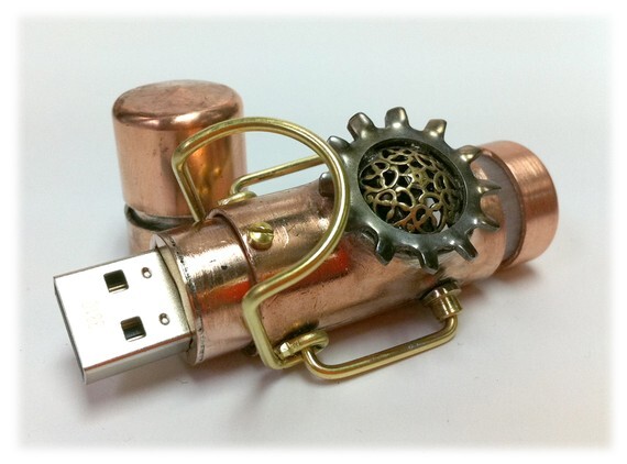 One of Jumpei Funaki's steampunk flash drives