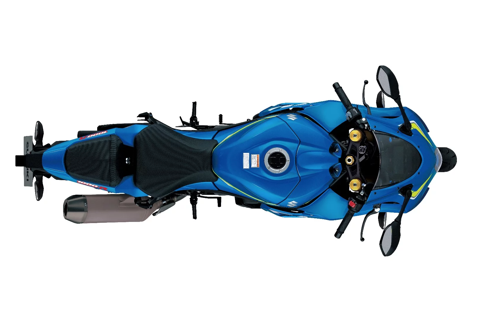 Suzuki GSX-R1000 L7: top view