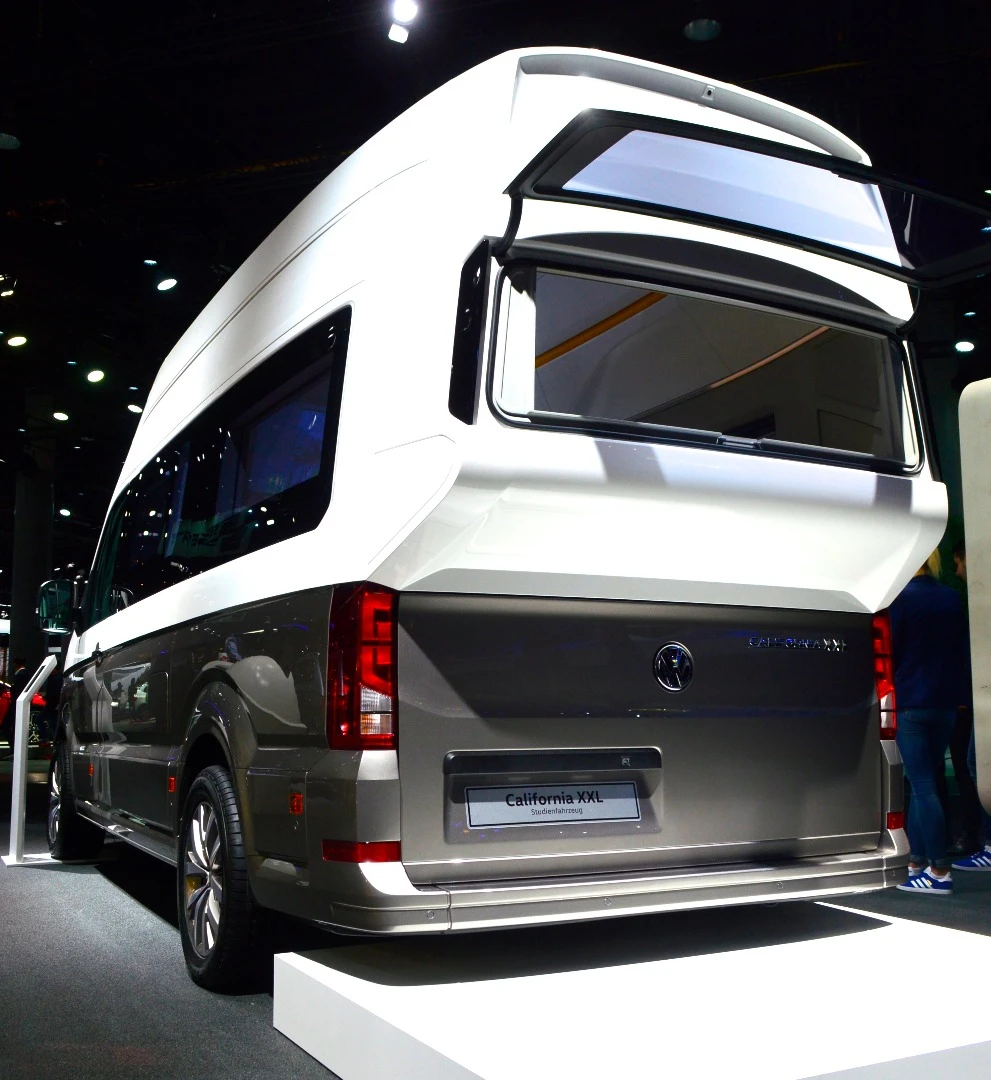 After debuting the California XXL at the Düsseldorf Caravan Salon, Volkswagen brings it southeast to the Frankfurt Motor Show