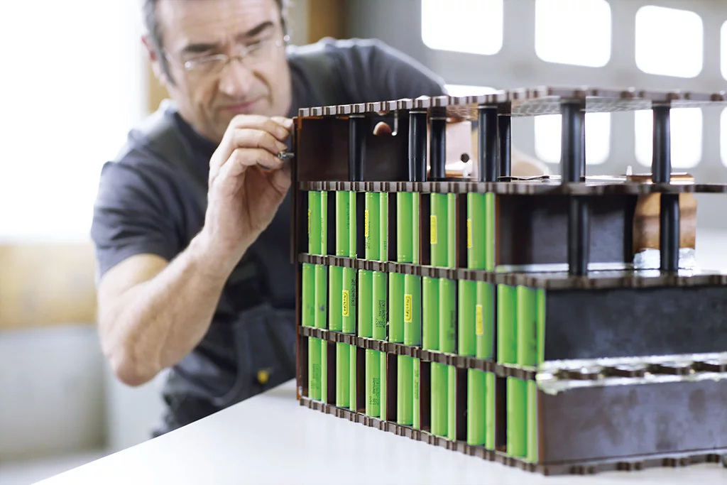 Johammer's battery cells