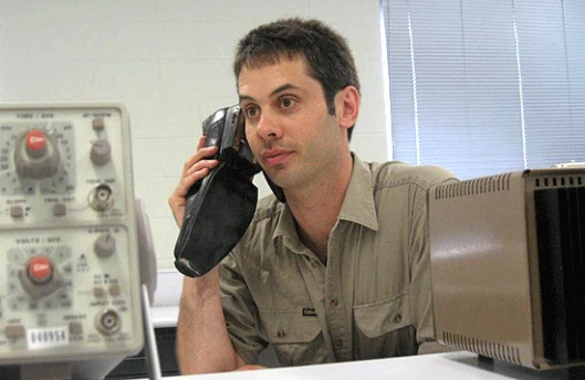 Paul Gardner-Stephen and his Shoe Phone