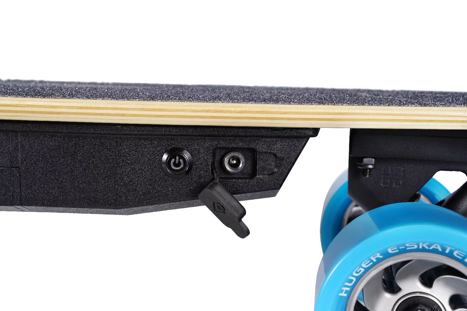 The power button on the Racer Board