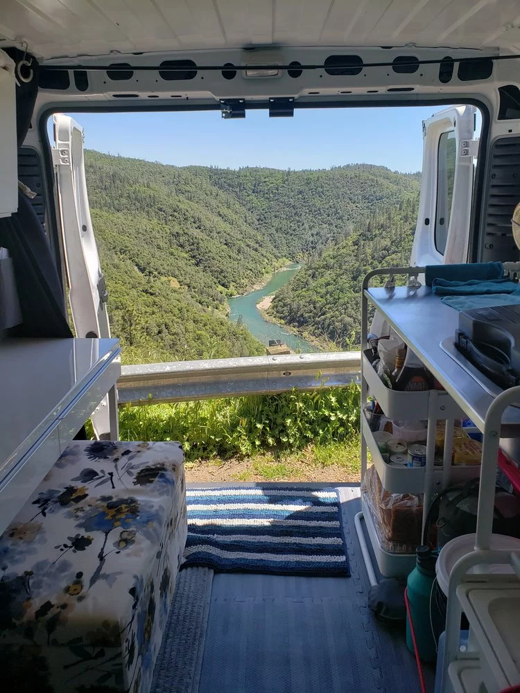 A rear kitchen, gives the couple additional working space and easy access for outdoor dining