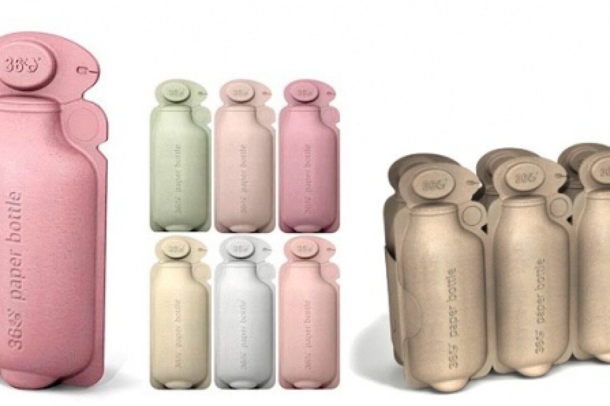 360 Paper water bottle offers renewable alternative to plastic