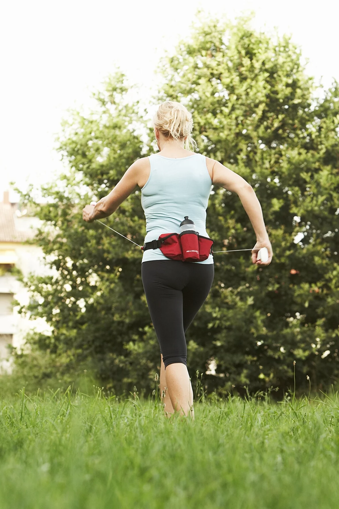 The Pro-X Walker can serve as a lower profile alternative to Nordic walking