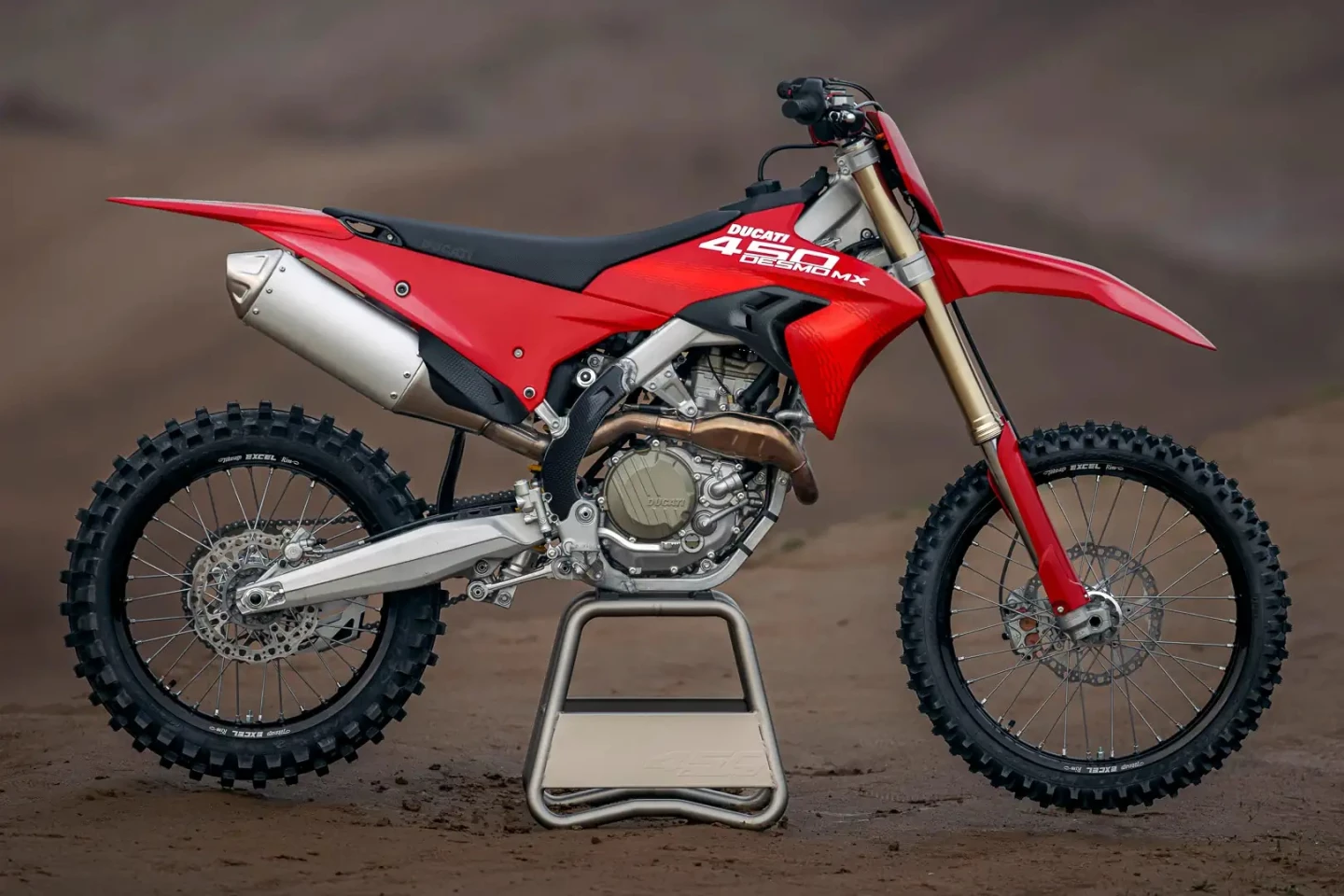 The Desmo450 MX will retail for a premium $11,495 price tag and will enter production mid-April