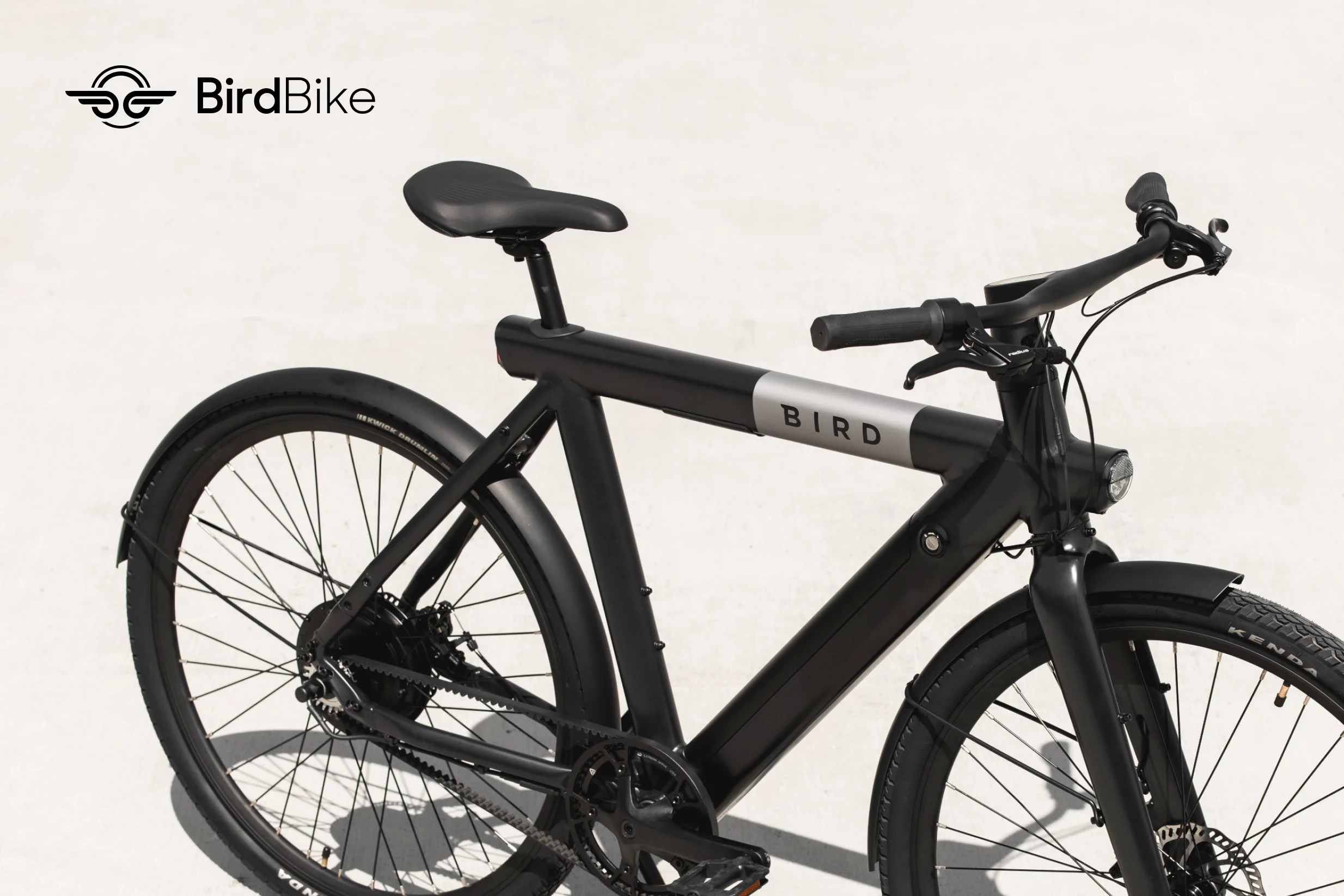 The Bird Bike comes with integrated LED lighting front and back