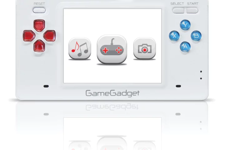 The GameGadget is a mobile gaming console designed for classic games titles