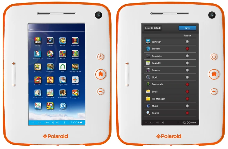 The Polaroid Kids Tablet 2 features built-in parental controls to do things like limit which apps can be accessed