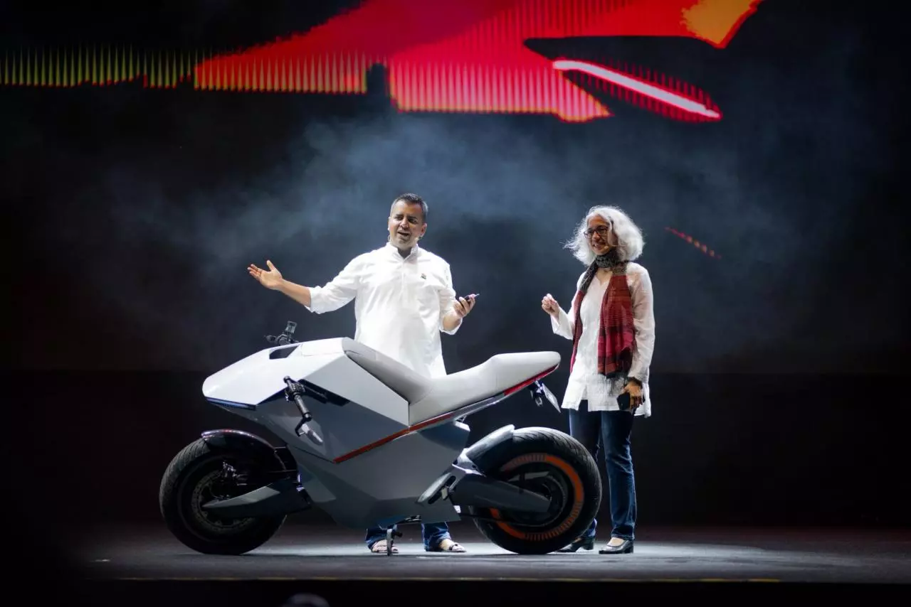 A fully functioning prototype on stage at Ola’s annual event, Sankalp 2025, in India