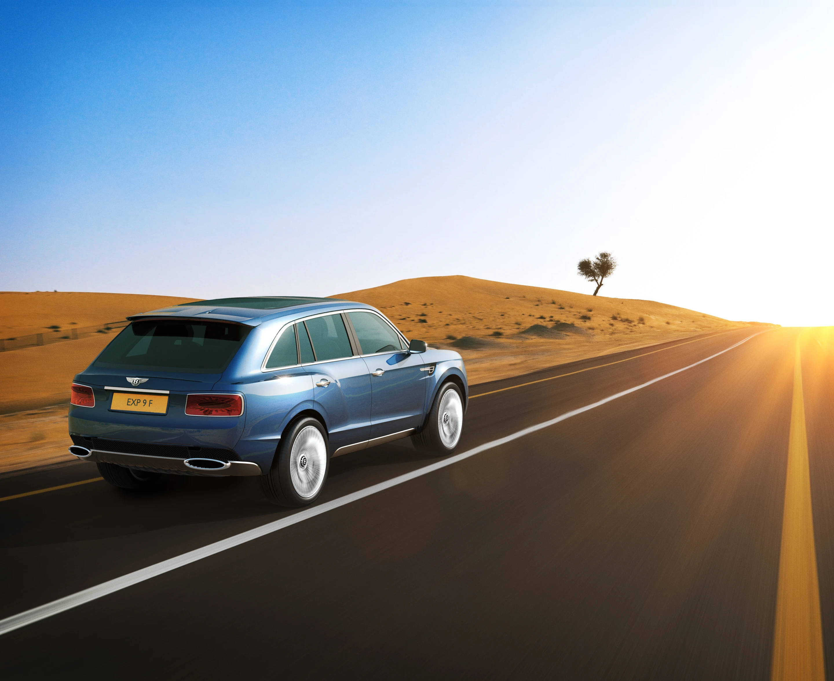 Bentley says that its taillights were inspired by jet fighter engines