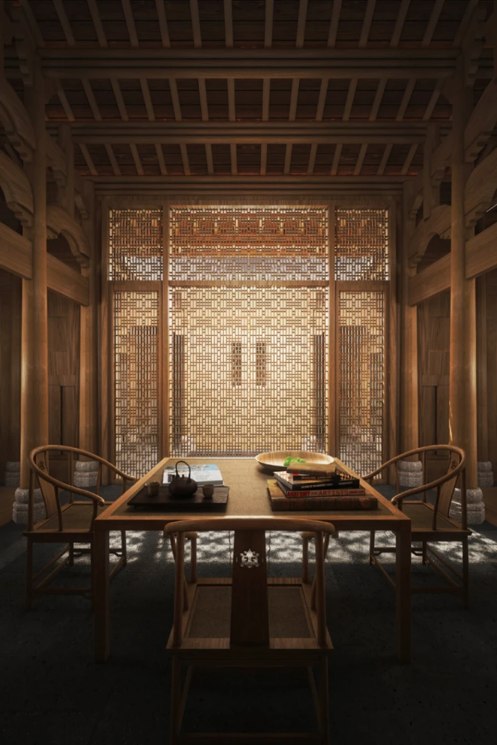 Inside the Amanyangyun hotel in Shanghai, China, by Singapore's Kerry Hill Architects