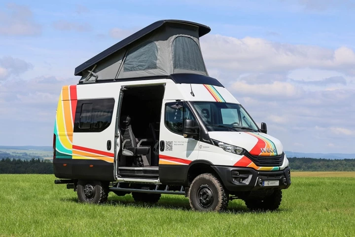 We've seen many modular camper vans over the years, but the Iveco Daily Switch 4x4 is a bigger, badder take on the work/play concept