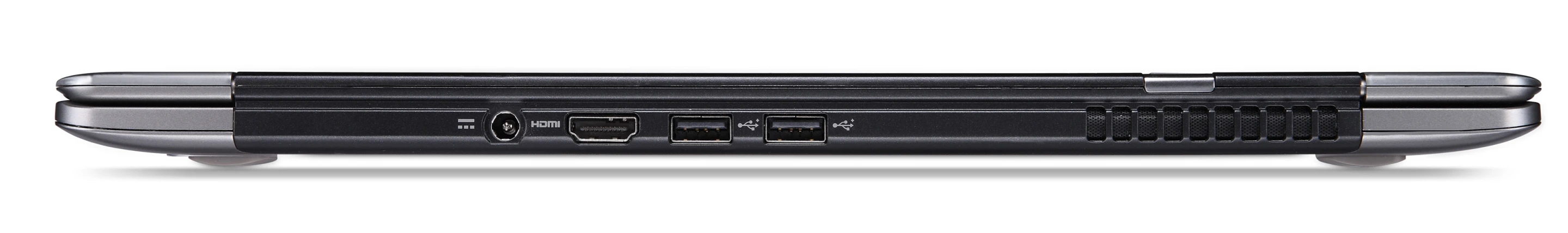 The Ultrabook has a 2-in-1 media card reader, a full-size HDMI out port and some USB ports, and 802.11b/g/n Wi-Fi and Bluetooth 4.0