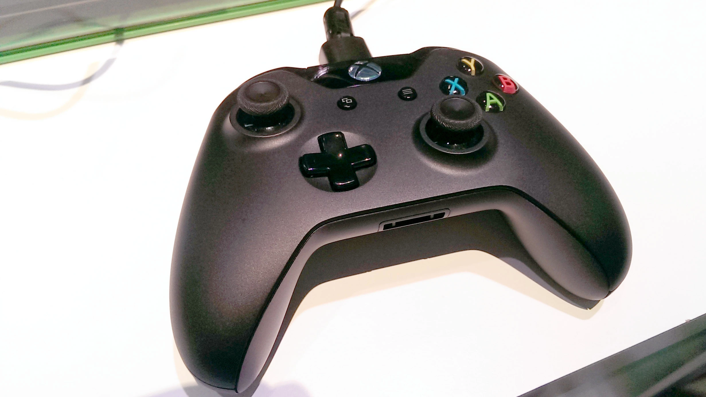 The controller feels good, but isn't too big a departure from the 360's controller