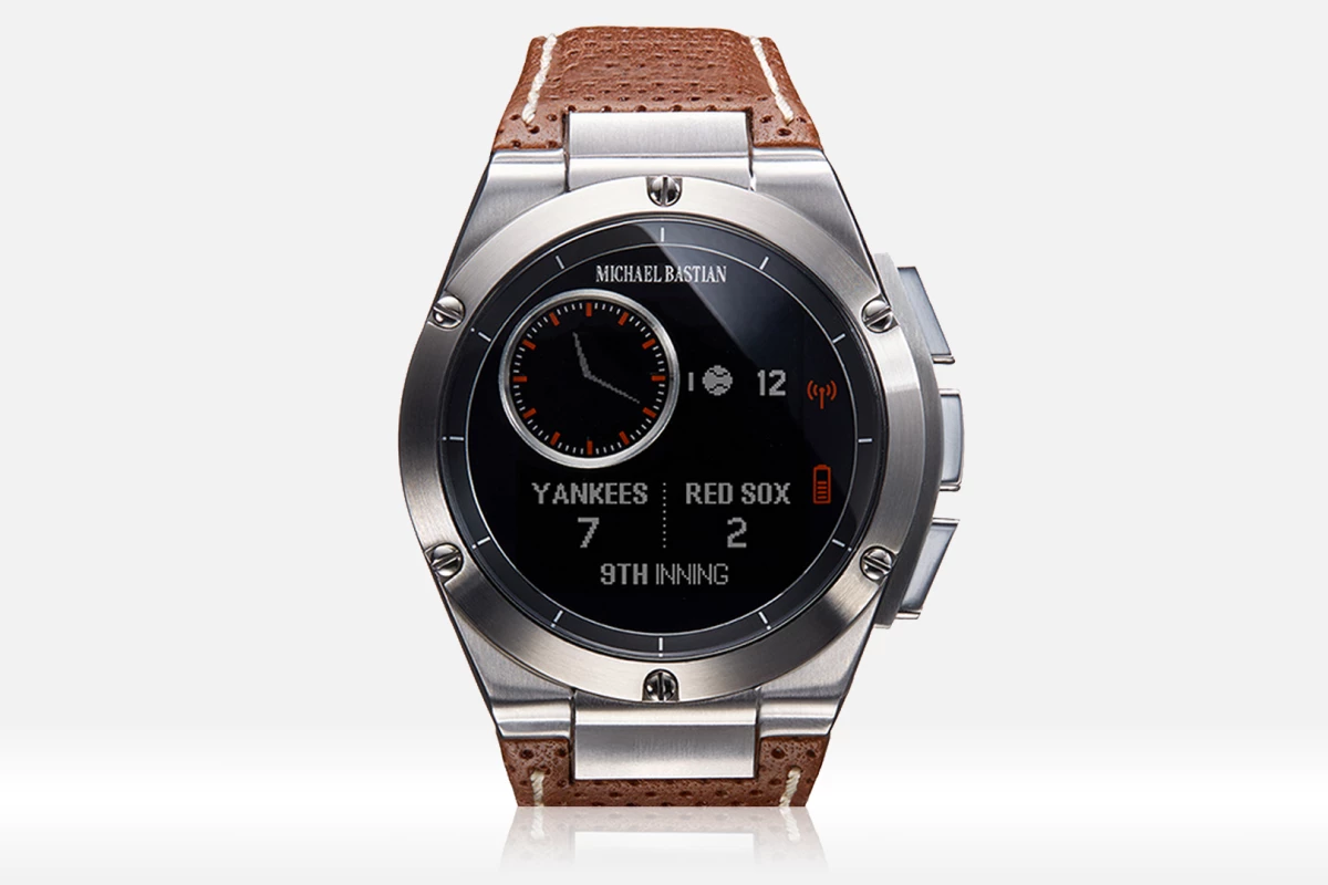 The MB Chronowing is a fashion timepiece with smartwatch features (Image: Gilt)