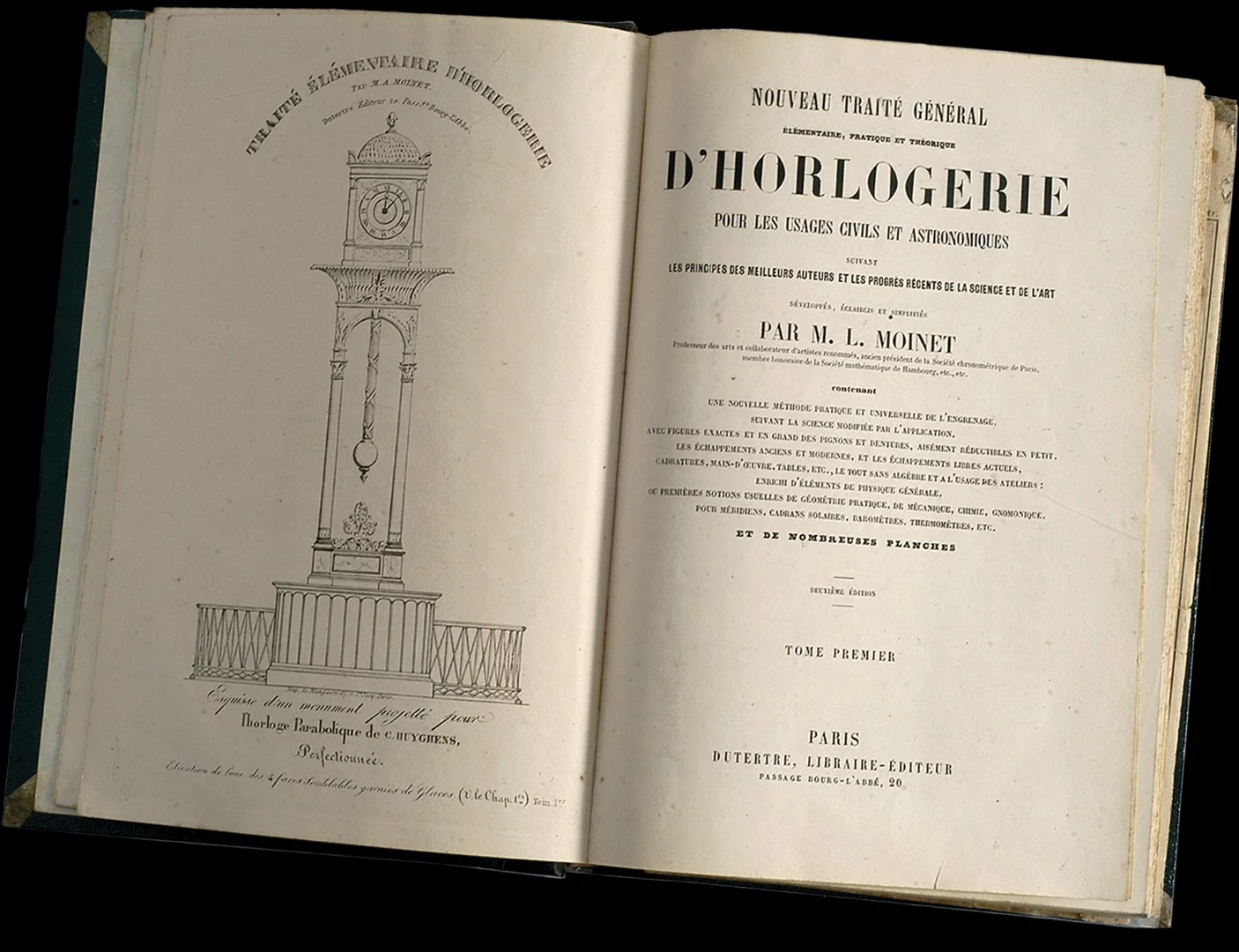 Traité d'Horlogerie cover page