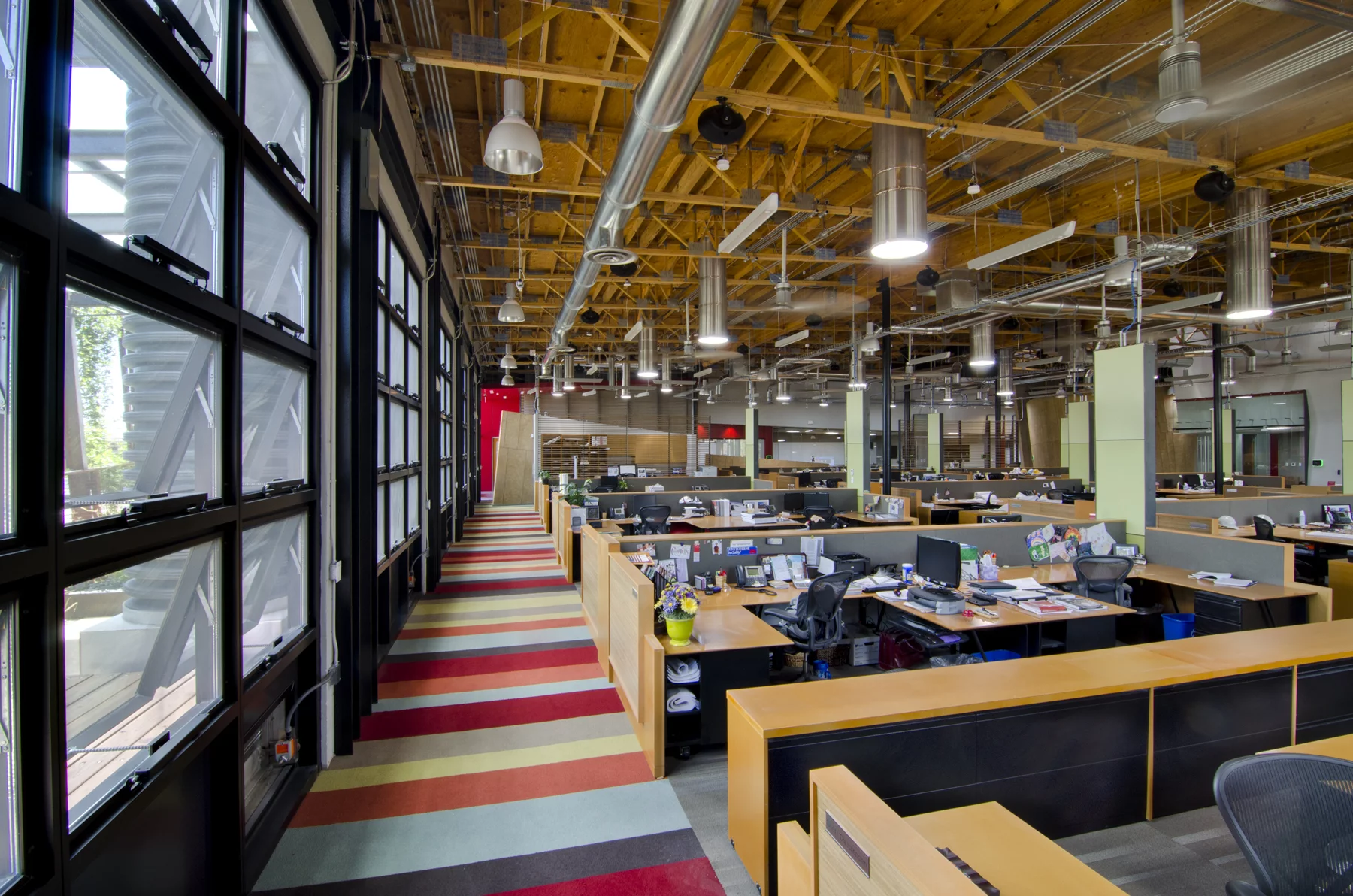 A total of 82 Solartubes channel sunlight through the roof (Photo: Gregg Mastorakos)