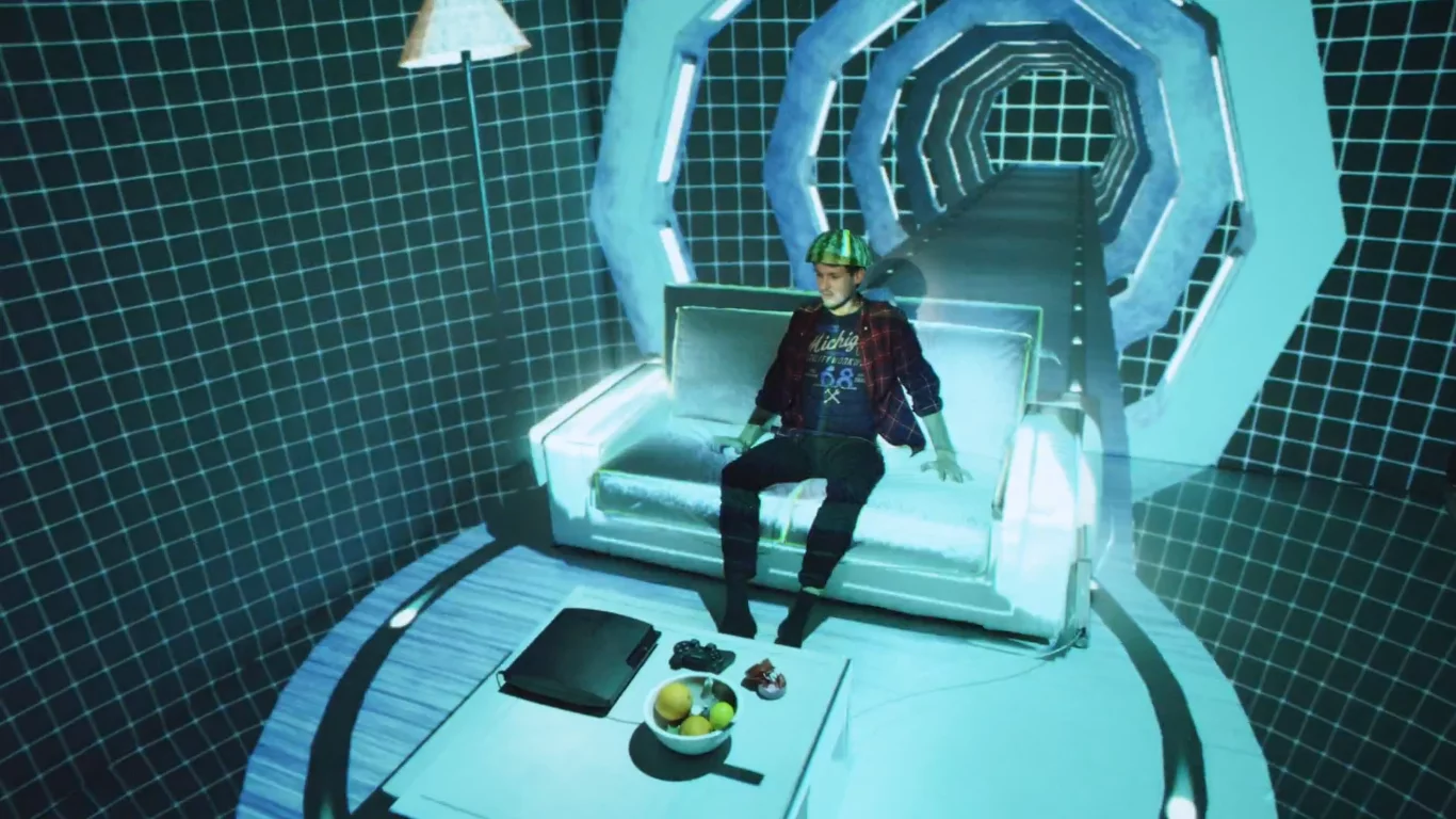 Sony transforms a room into a fantasy world using the Playstation Move and no post-production