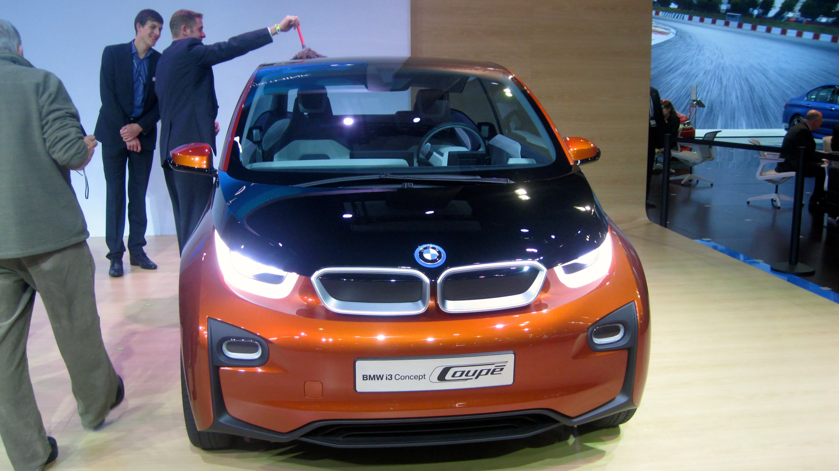 Like the 2011 i3 concept, the 2012 i3 Concept Coupe uses a 170-hp electric motor for up to 100 miles of travel