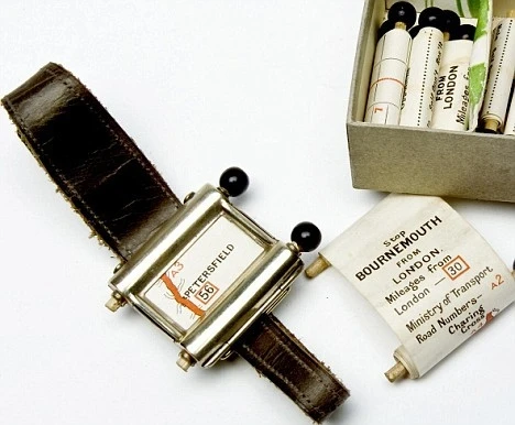 The 1920s-era GPS is among the items on show at the British Library Business and Intellectual Property Centre