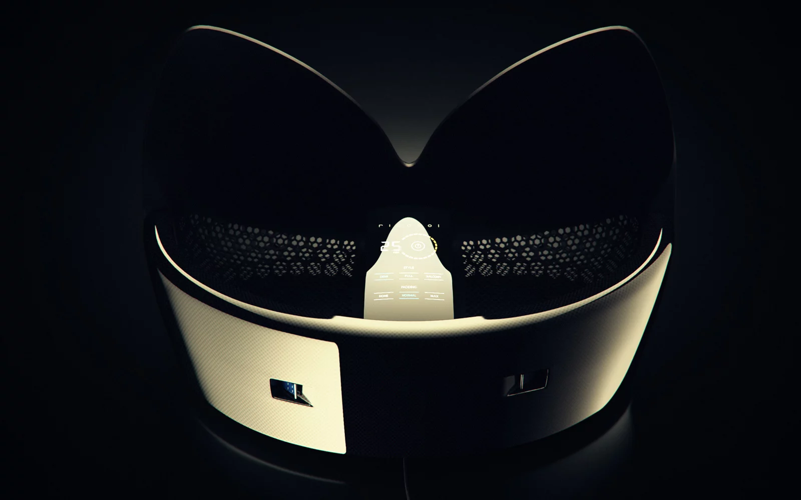 Ricasol's Bra Dryer 2.0 and the area where the bra resides