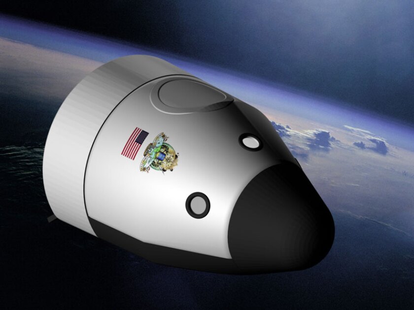 Artist's concept of the Blue Origin crew capsule (Image: Blue Origin)