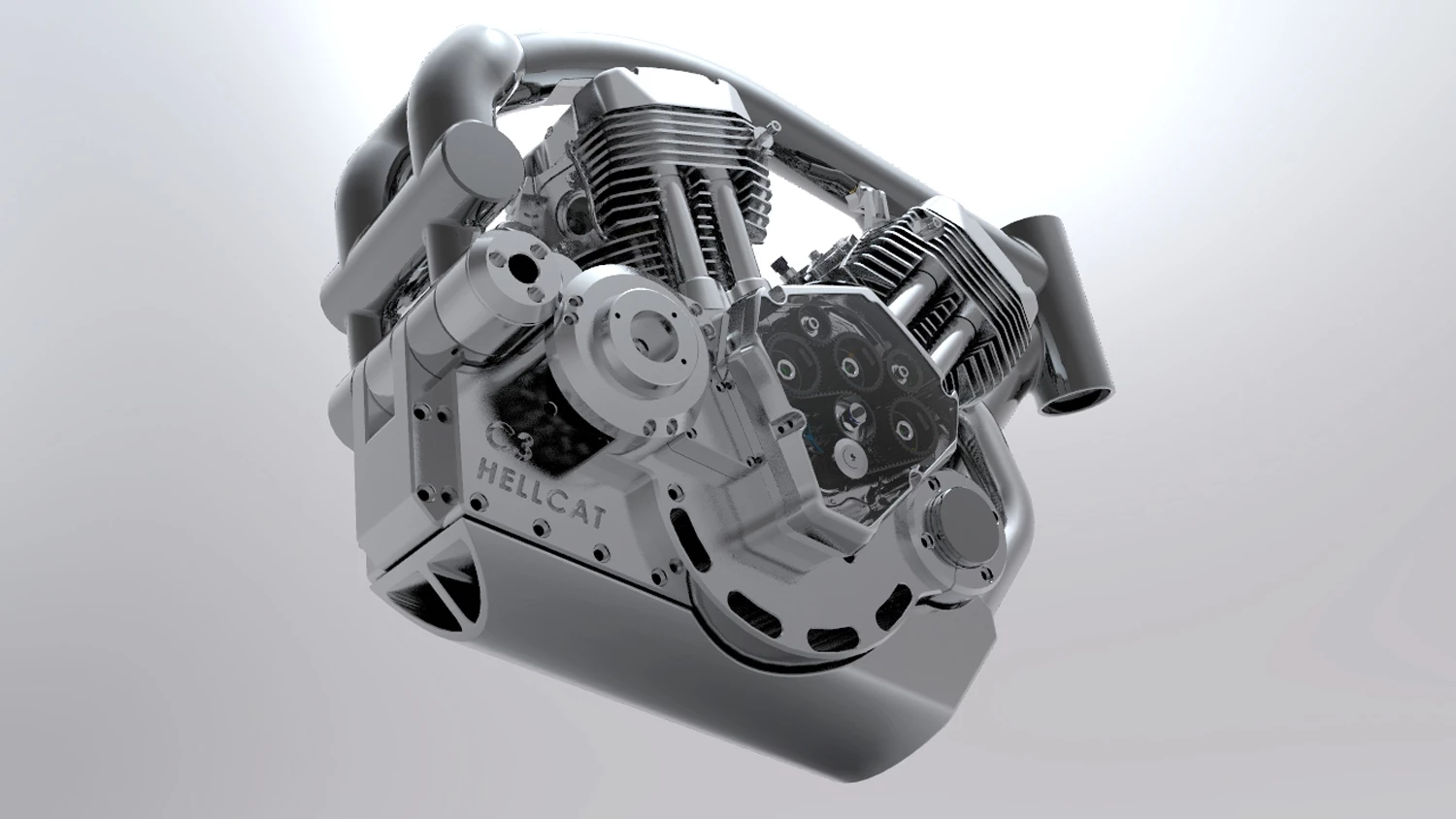 The new C3 Motor is a joint development between S&S and Confederate - the engine mounts look particularly intriguing