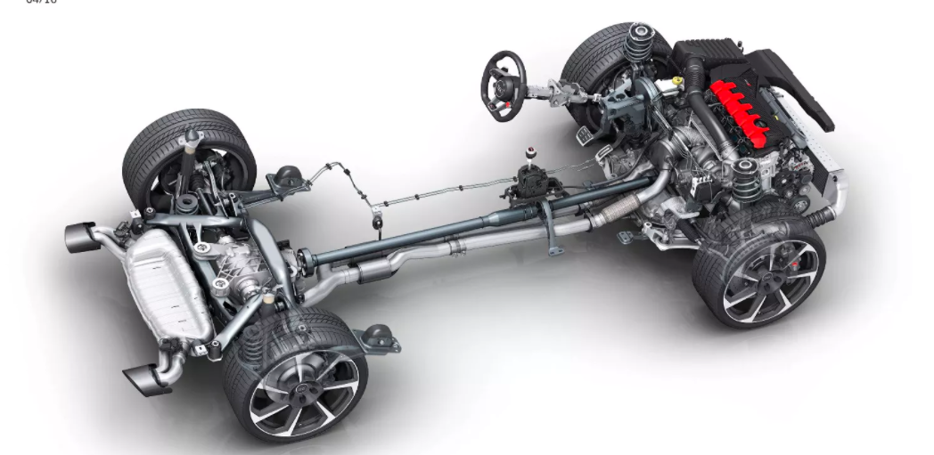 The five-cylinder engine in the Audi TT RS and RS3