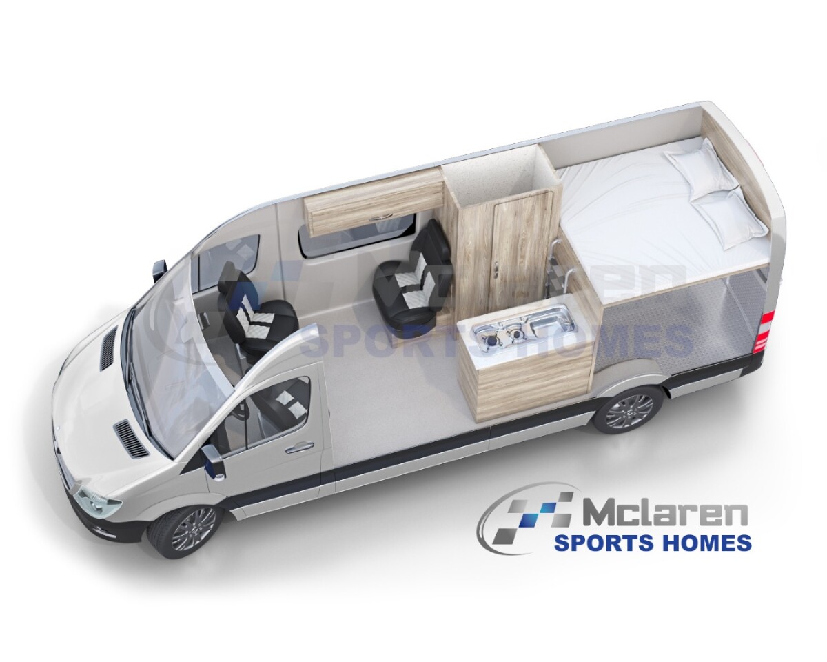Mclaren Gives Its Sprinter Camper Van Sporty Flair And Spacious Living