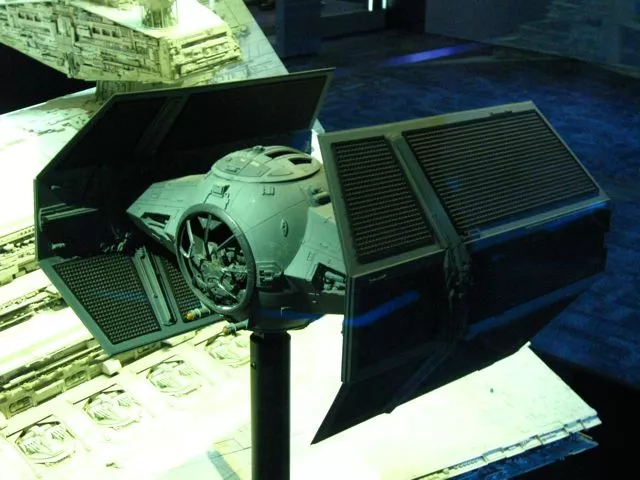 Darth Vader's custom TIE fighter