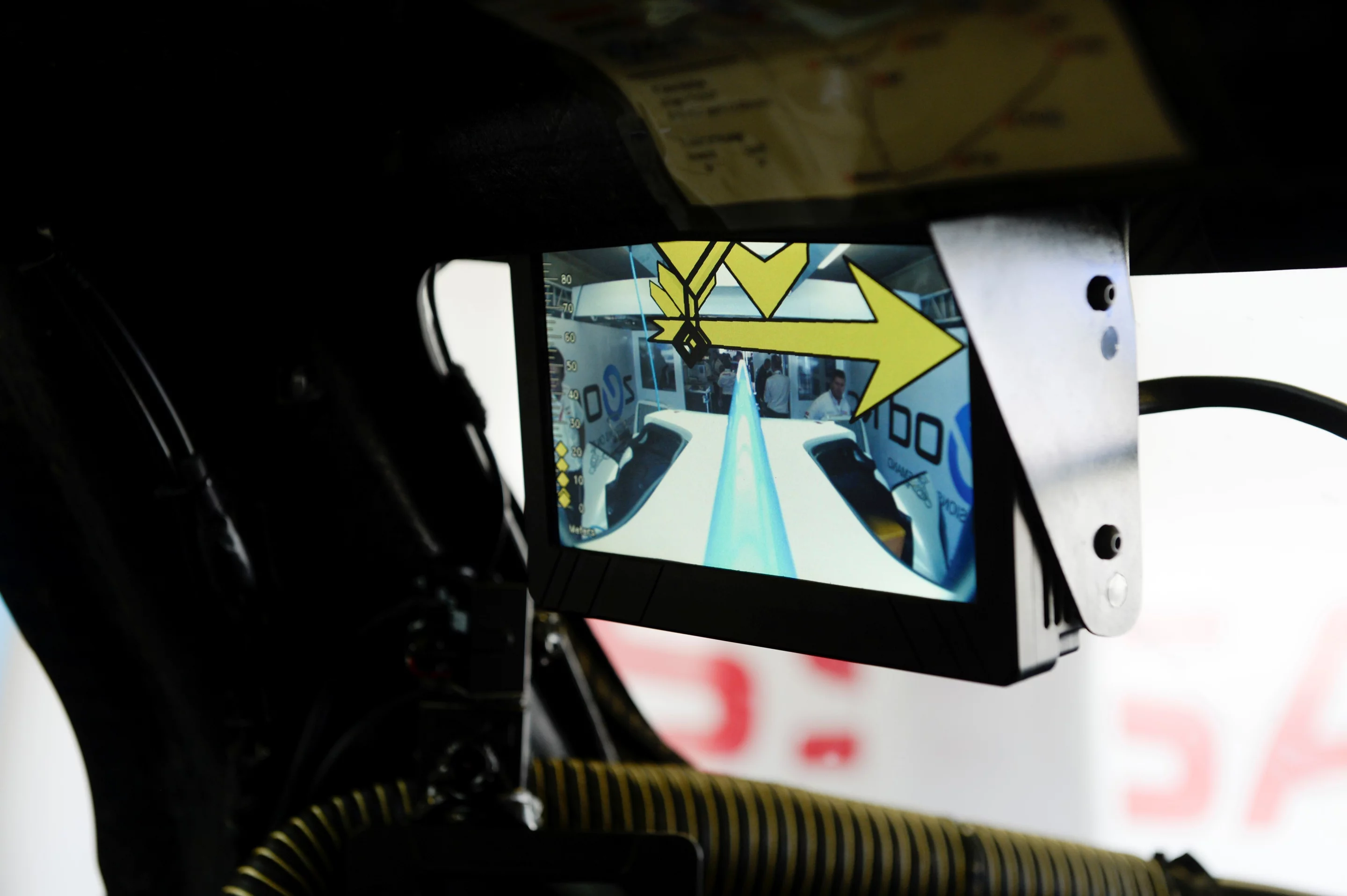 Nissan's ZEOD Racer features a rear facing camera instead of traditional mirrors