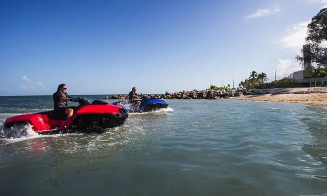 The Gibbs Quadski goes from water to land at the touch of a button