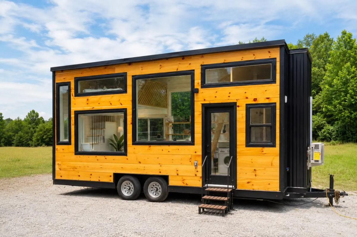 Road-ready tiny house is equipped for full-time living
