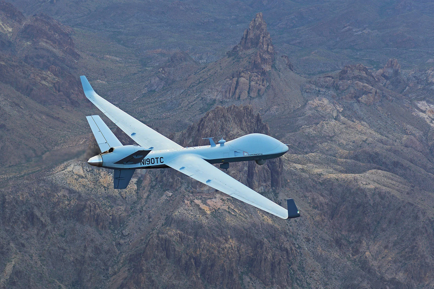 The SkyGuardian has an endurance of over 40 hours