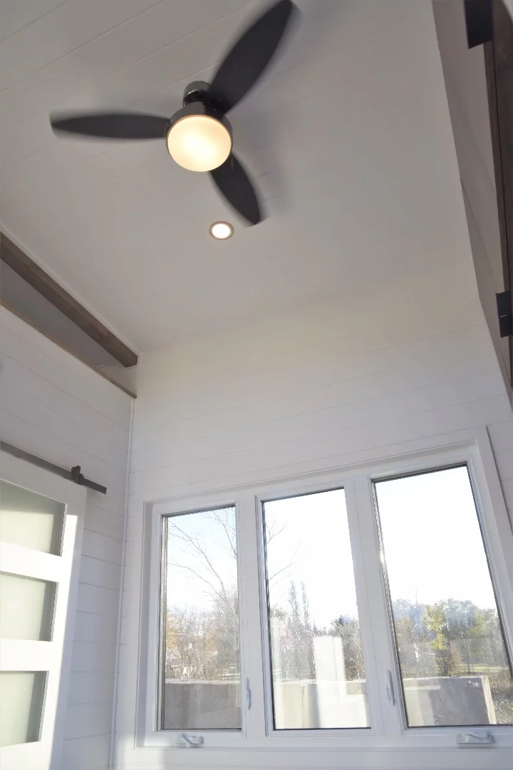 The Magnolia includes two ceiling fans